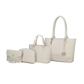 Edelyn Women'S Tote Bag, Small Tote Handbag, Pouch Purse & Wristlet Wallet, Signature Handbag 4 Pcs Set by Mia K