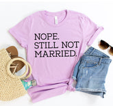 T-shirt Toujours pas marié