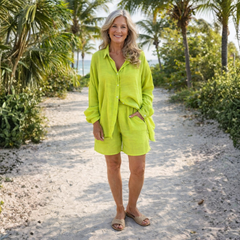 Cotton Linen Two-Piece Set