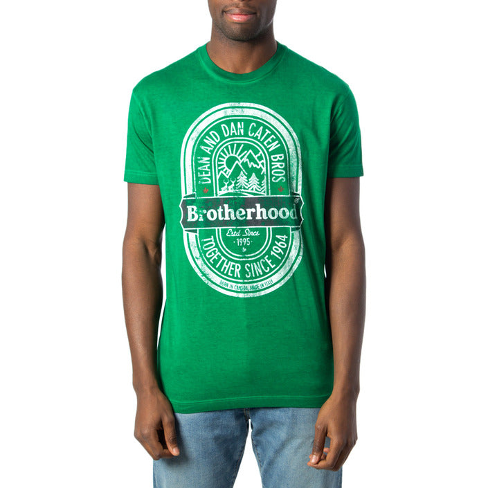 Dsquared T-Shirt Verde Uomo