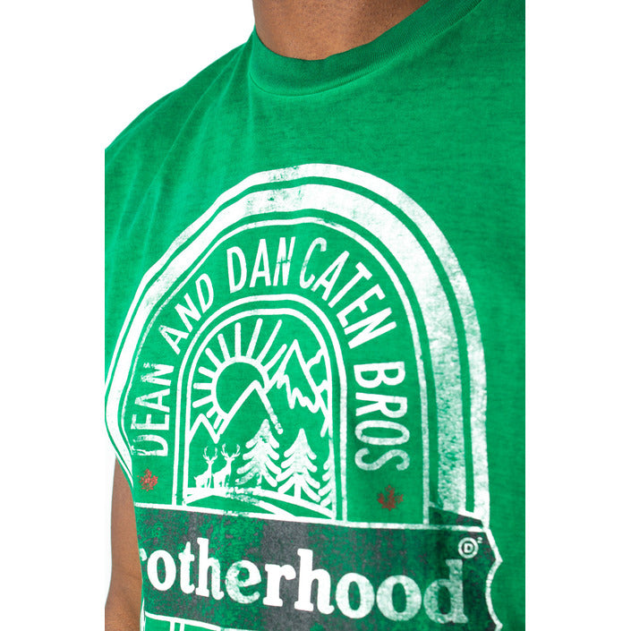 Dsquared T-Shirt Verde Uomo