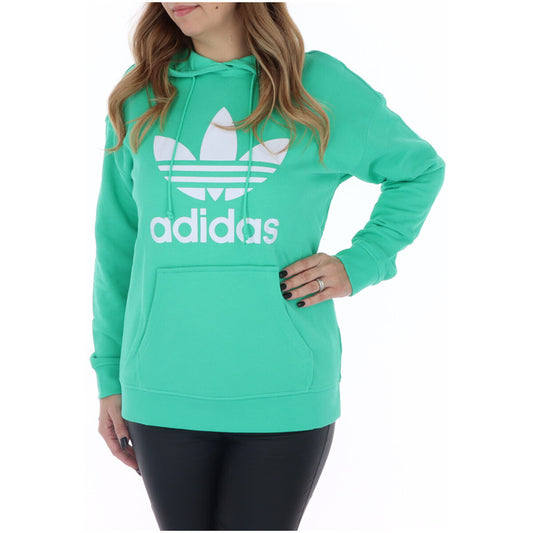 Adidas Originals Felpa con Cappuccio Verde