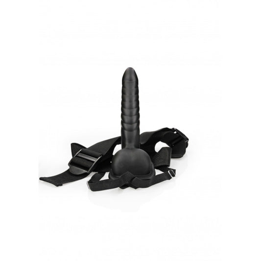 dildo-fallo-cavo-indossabile-ribbed-hollow-strap-on-with-balls-8-21-cm-black