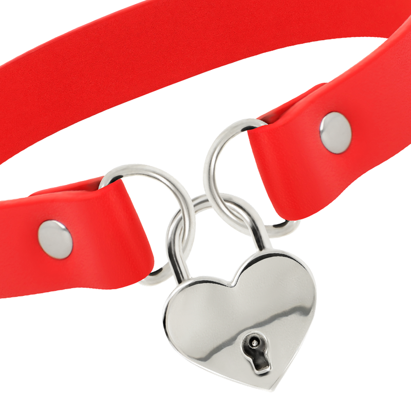 MYBESTIESTORE_SEXY_SHOP_ONLINE_COLLARE_BONDAGE_PELLE_VEGANA_CUORE_CHIAVE_ROSSO_COQUETTE