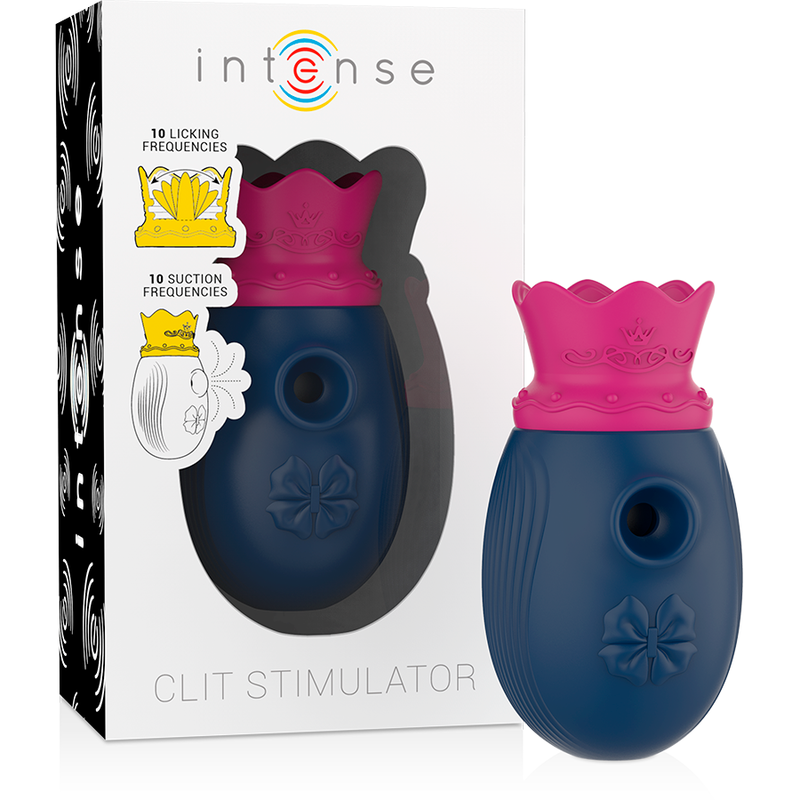 INTENSE STIMOLATORE DEL CLITORIDE A 10 FREQUENZE - BLU