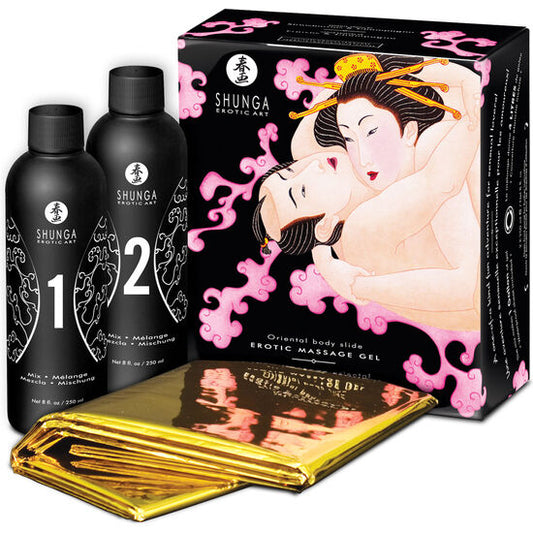 Gel da Massaggio Erotico Oriental Body Slide 500ml Shunga