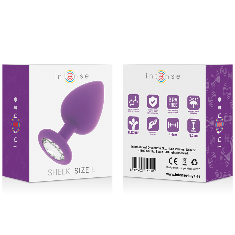 INTENSE PLUG ANALE SHELKI SIZE L - VIOLA