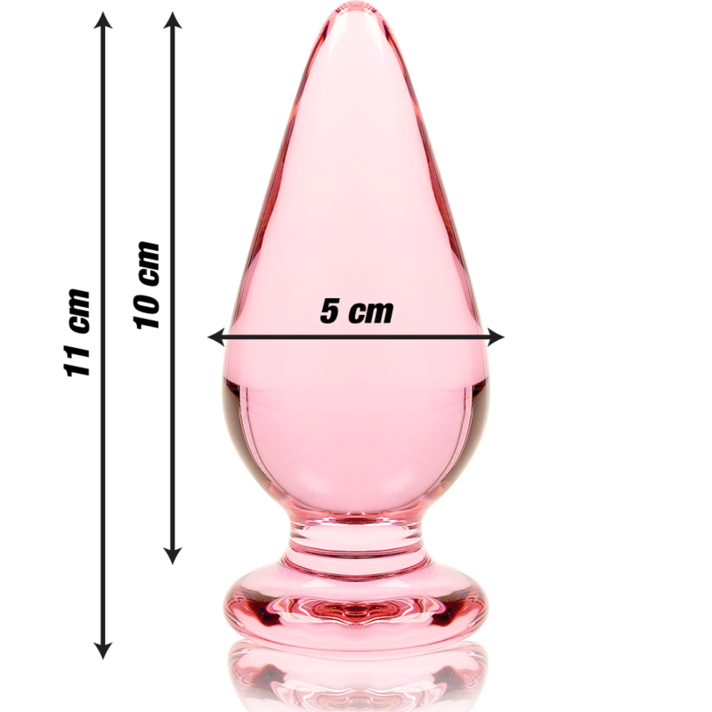 MYBESTIESTORE_SEXY_SHOP_ONLINE_PLUG_ANALE_VETRO_BOROSILICATO_11CM_ROSA_NEBULASERIESBYIBIZA