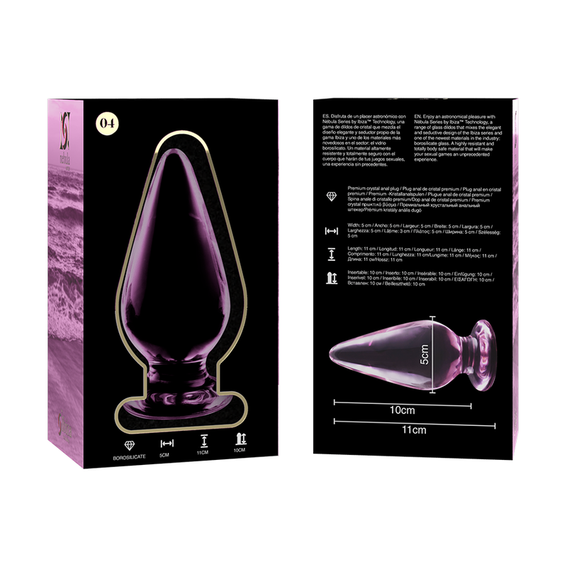 MYBESTIESTORE_SEXY_SHOP_ONLINE_PLUG_ANALE_VETRO_BOROSILICATO_11CM_ROSA_NEBULASERIESBYIBIZA