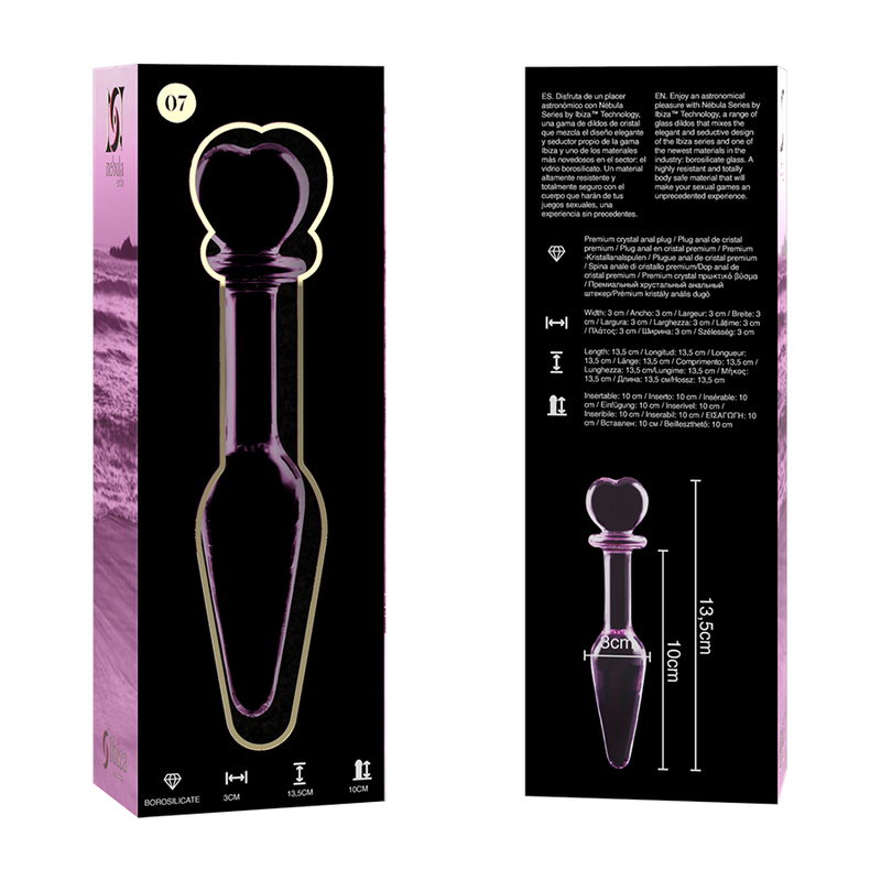 MYBESTIESTORE_SEXY_SHOP_ONLINE_PLUG_ANALE_VETRO_BOROSILICATO_13CM_ROSA_NEBULASERIESBYIBIZA