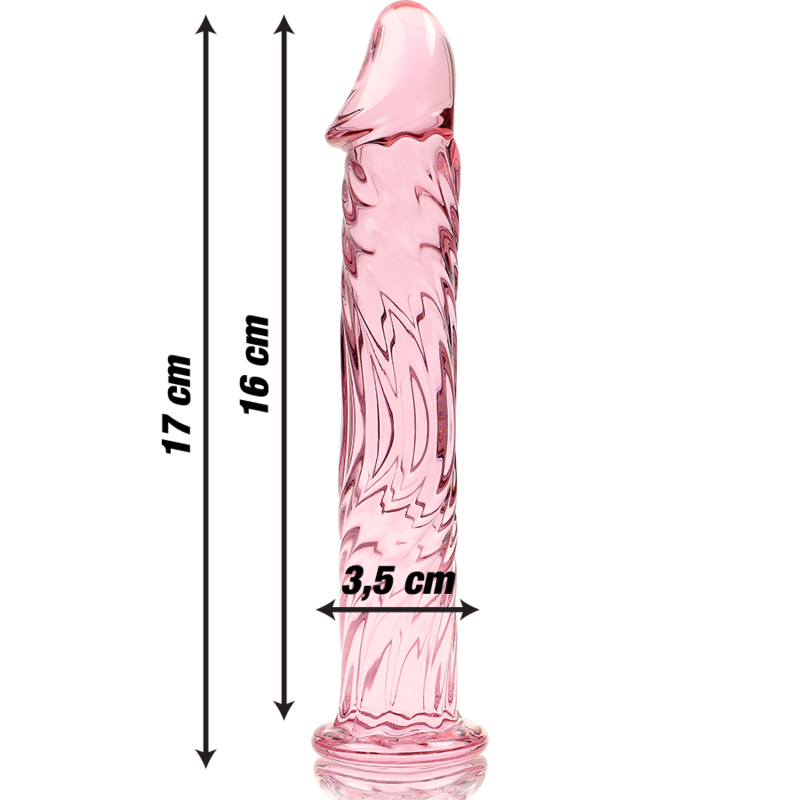 MYBESTIESTORE_SEXY_SHOP_ONLINE_DILDO_VETRO_17CM_ROSA_NEBULABYIBIZA