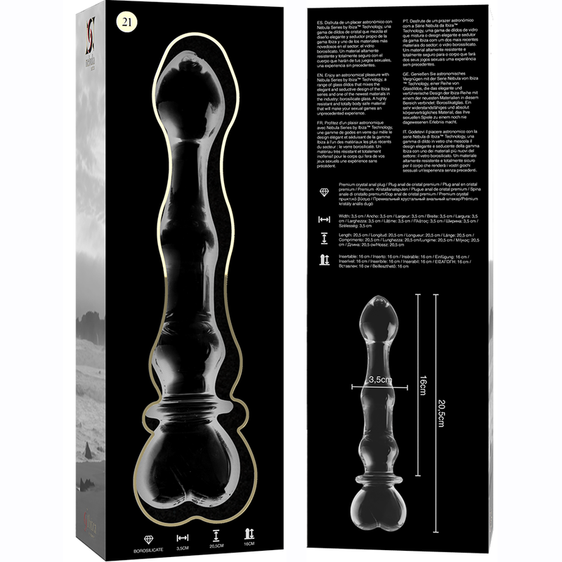 MYBESTIESTORE_SEXY_SHOP_ONLINE_DILDO_VETRO_BOROSILICATO_20CM_TRASPARENTE_NEBULASERIESBYIBIZA