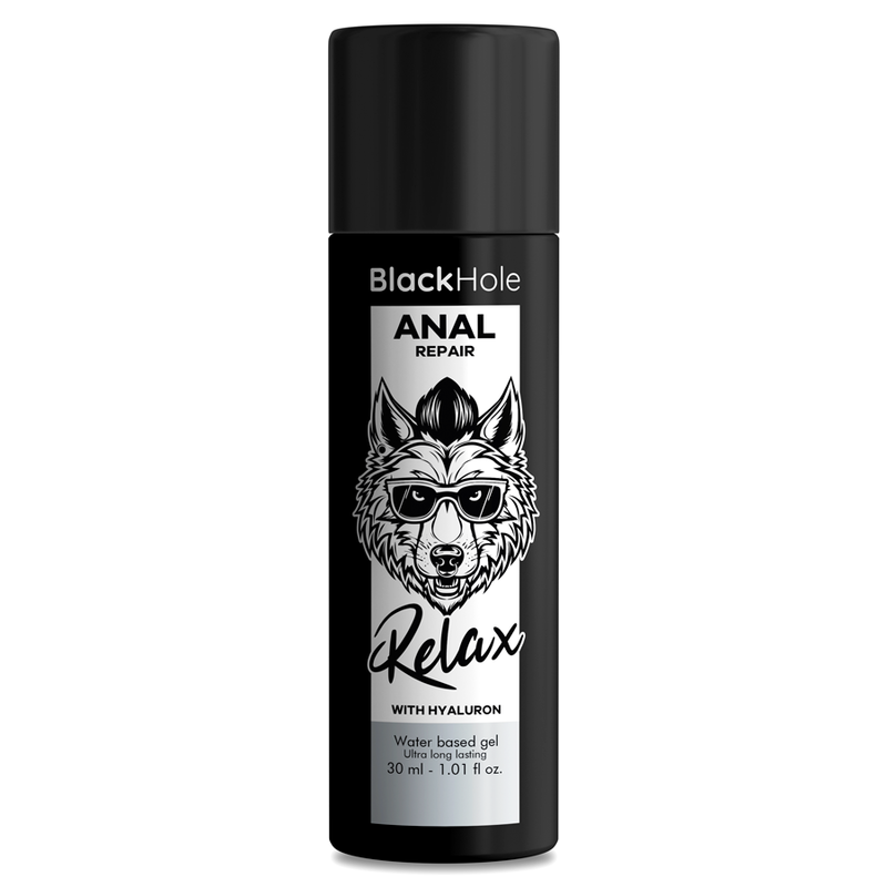 Lubrificante Anale a Base Acqua Anal Repair Relax 30ml Anal Lubricant Black Hole