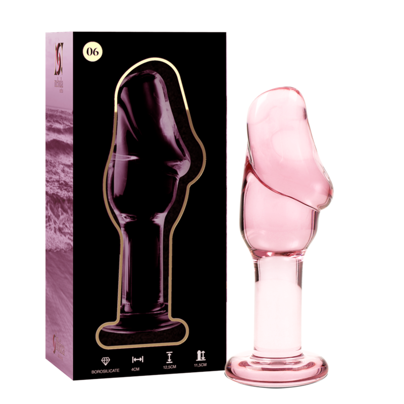 MYBESTIESTORE_SEXY_SHOP_ONLINE_PLUG_ANALE_VETRO_BOROSILICATO_12CM_ROSA_NEBULASERIESBYIBIZA