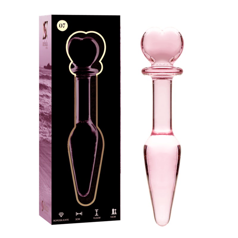 MYBESTIESTORE_SEXY_SHOP_ONLINE_PLUG_ANALE_VETRO_BOROSILICATO_13CM_ROSA_NEBULASERIESBYIBIZA