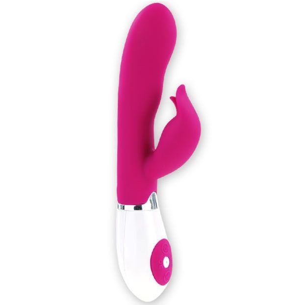 Vibratore Rabbit Felix Bianco e Fucsia Pretty Love