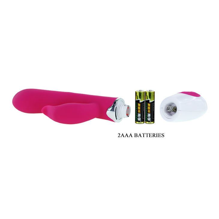 Vibratore Rabbit Felix Bianco e Fucsia Pretty Love