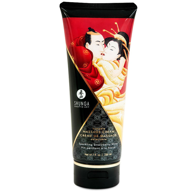 Crema da Massaggio Fragole e Champagne 200 ml Shunga