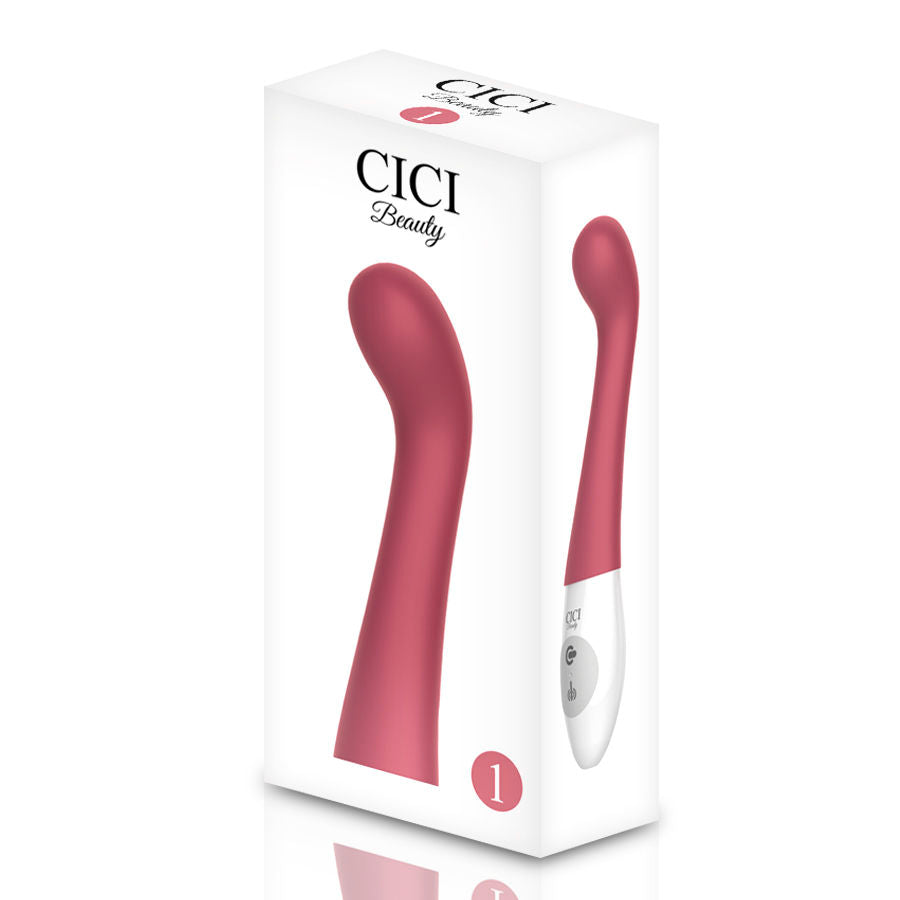 CICI BEAUTY VIBRATORE PUNTO G NUMBER 1 + CONTROLLER - BIANCO E ROSSO