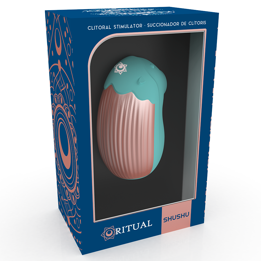 Shushu 2.0 New Generation Clitoral Stimulator - Aqua Green och Rosa