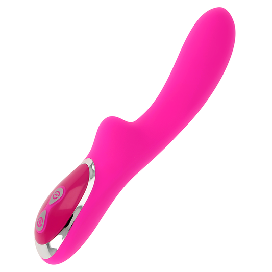 OHMAMA VIBRATORE PUNTO G A CARICA MAGNETICA 21 CM - FUCSIA