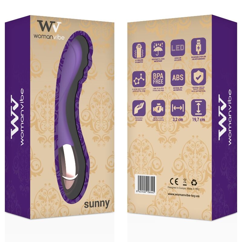 MYBESTIESTORE_SEXY_SHOP_ONLINE_VIBRATORE_SUNNY_RICARICABILE_SILICONE_LILLA_ORO_WOMANVIBE