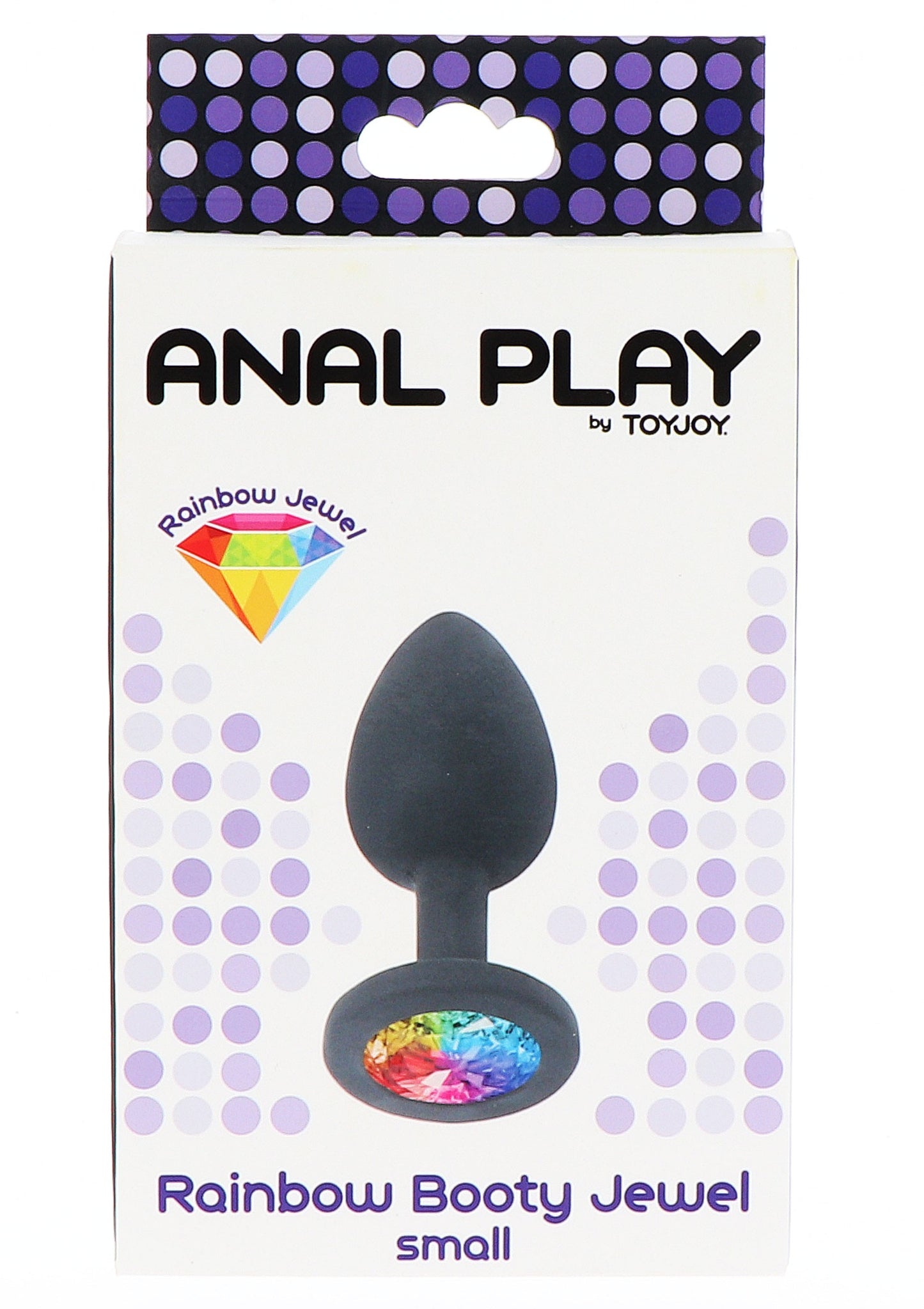 MYBESTIESTORE_SEXY_SHOP_ONLINE_BUTT_PLUG_ANALE_RAINBOW_6CM_NERO_TOYJOY